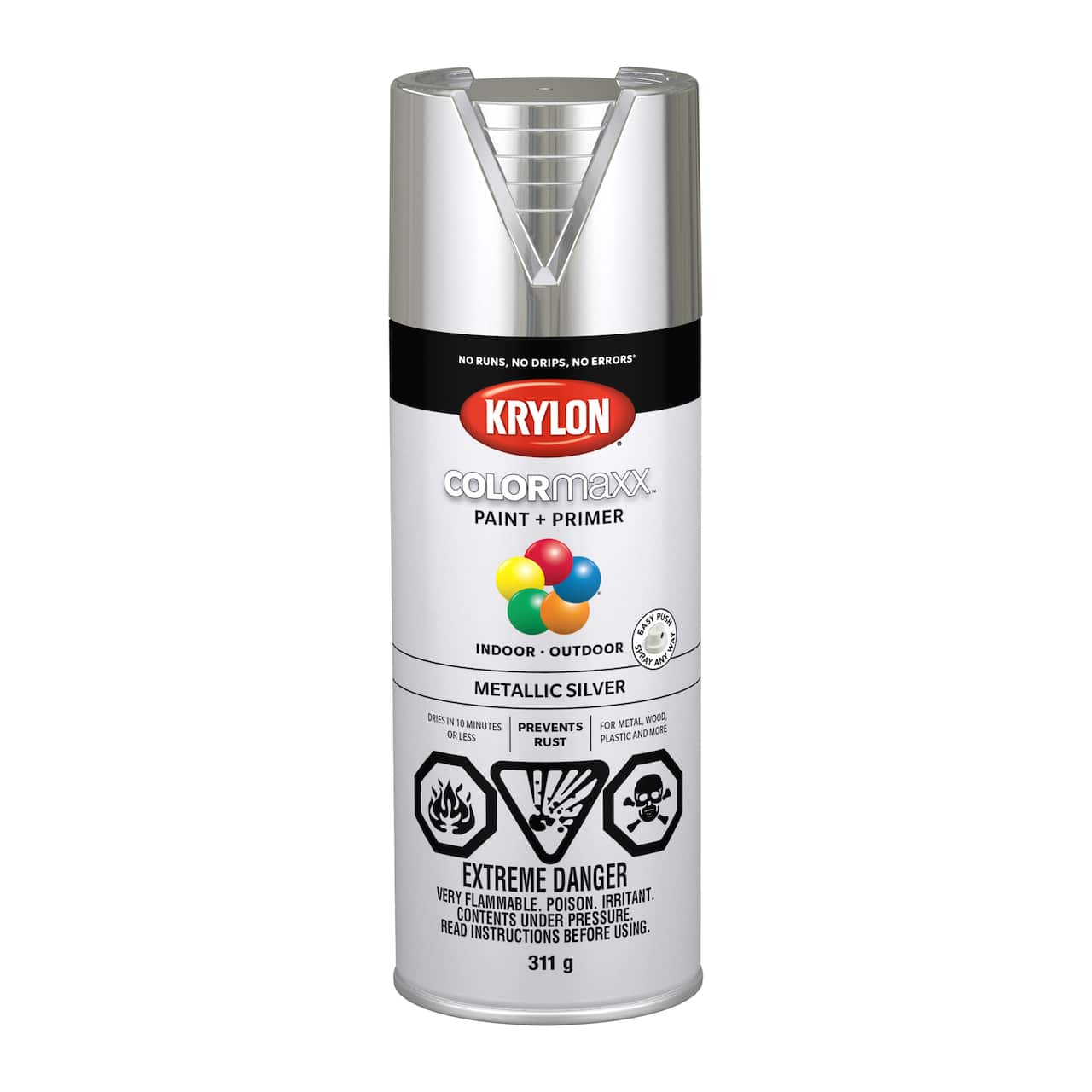 Krylon® COLORmaxx™ Metallic Paint + Primer